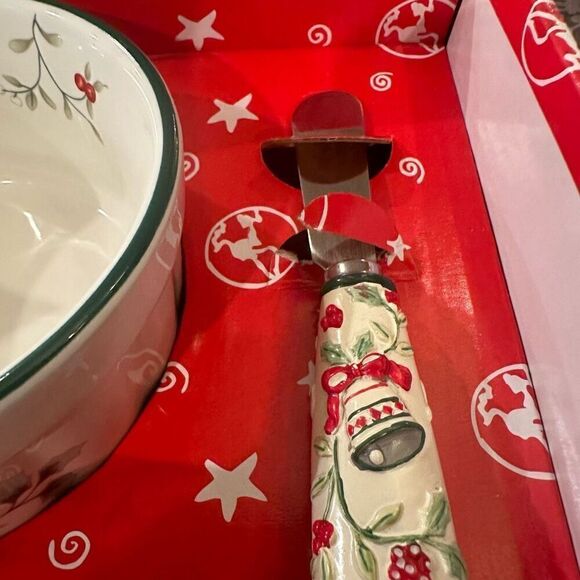 Pfaltzgraff Winterberry- Dip Mix Set With Spreader NEW Holiday Serveware - Picture 8 of 9